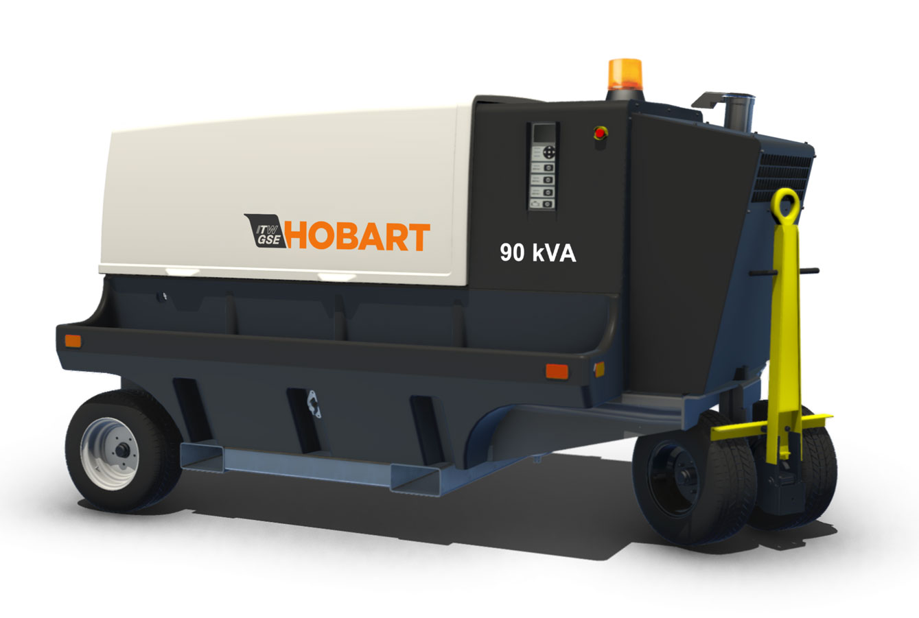 Hobart 4400 60kVA / 90kVA 115/200 VAC 400Hz Tier 4 Diesel Ground Power Unit