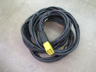 400Hz Aircraft Ground Power Unit Cables 115/200 VAC Banded and Single Jacket